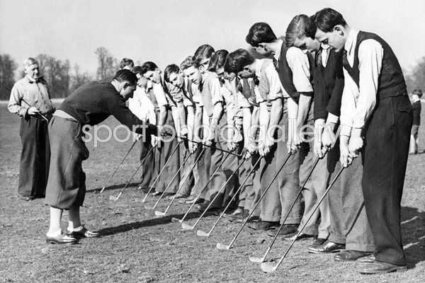 Golf Lesson Tiffin School, London 1948