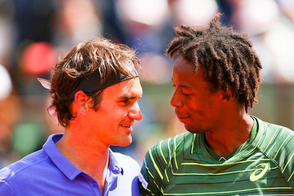 Roger Federer & Gael Monfils French Open 2015