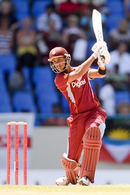 Lendl Simmons West Indies v England Antigua 2014