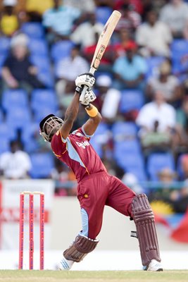 Dwayne Bravo West Indies v England Antigua 2014