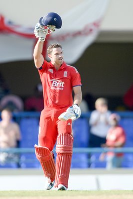 Michael Lumb England v West Indies Antigua 2014