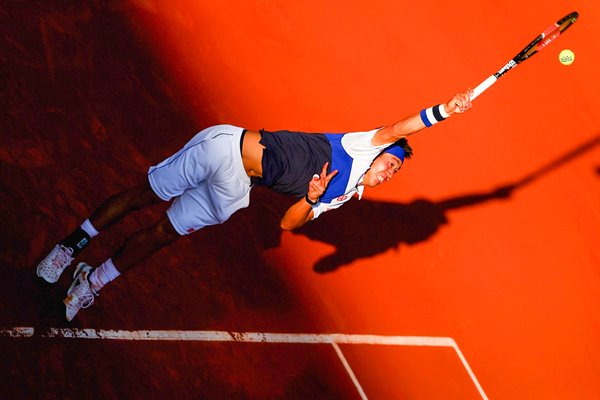 Kei Nishikori French Open 2015