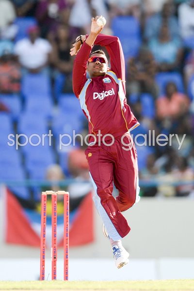 Sunil Narine West Indies v England Antigua 2014