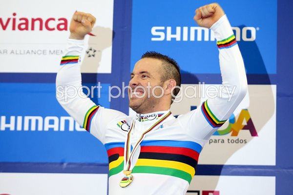 Francois Pervis Track Cycling Triple World Gold 2014