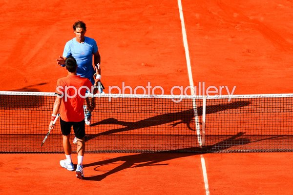 Rafael Nadal & Novak Djokovic French Open 2015