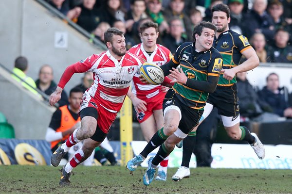 Lee Dickson Northampton Saints v Gloucester Franklin's Gardens 2014