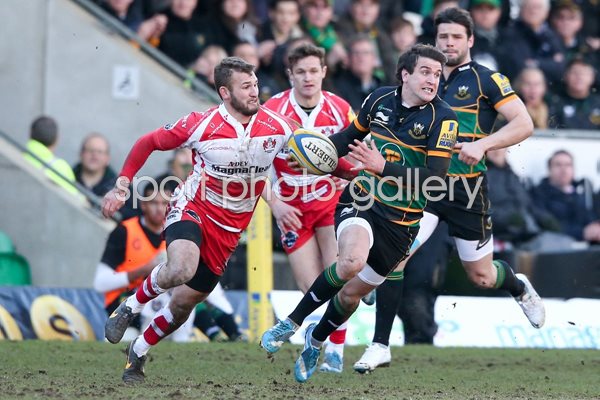 Lee Dickson Northampton Saints v Gloucester Franklin's Gardens 2014