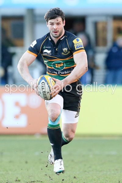Ben Foden Northampton Saints v Gloucester Franklin's Gardens 2014