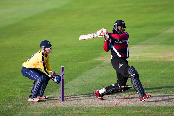 Chris Gayle Somerset v Hampshire 2015