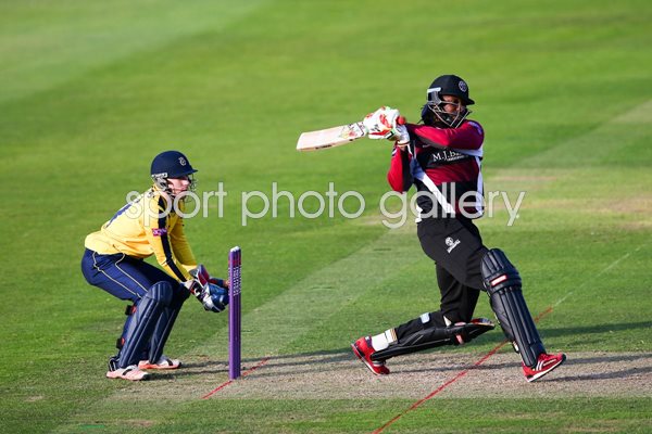 Chris Gayle Somerset v Hampshire 2015