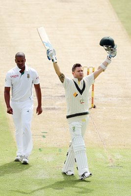 Michael Clarke Australia century Cape Town South Africa 2014