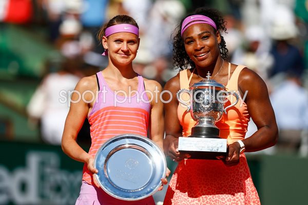 Serena Williams & Lucie Safarova French Open 