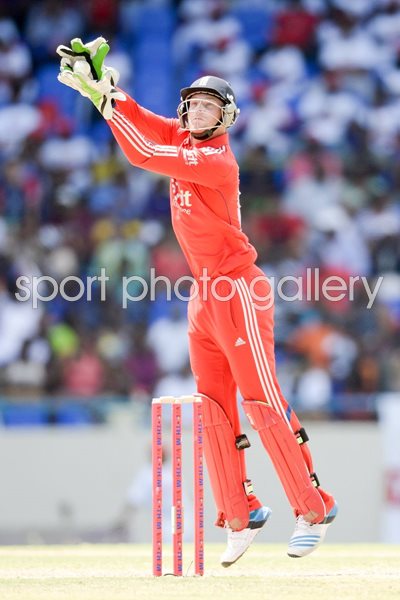 Jos Buttler England v West Indies Antigua 2014
