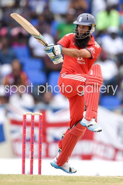 Moeen Ali England v West Indies Antigua 2014