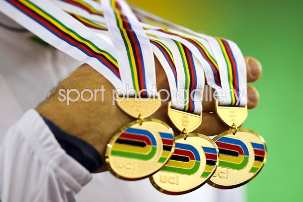 Francois Pervis Track Cycling Triple World Gold 2014