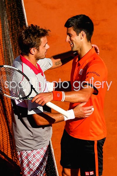 2015 Stanislas Wawrinka &  Novak Djokovic 