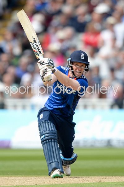 Eoin Morgan England v New Zealand ODI Edgbaston 2015