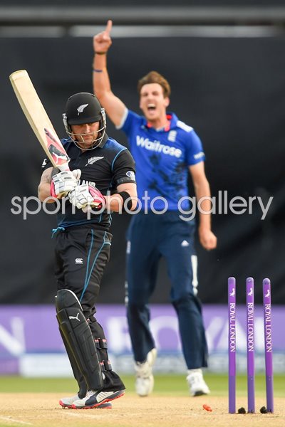 Brendon McCullum New Zealand v England ODI Edgbaston 2015