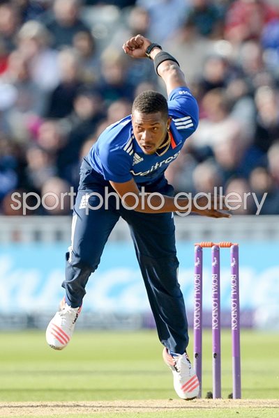 Chris Jordan England v New Zealand ODI Edgbaston 2015