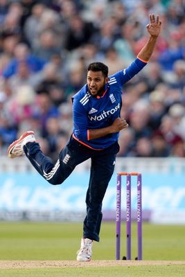 Adil Rashid England v New Zealand ODI Edgbaston 2015