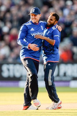 Jason Roy & Adil Rashid ODI Edgbaston 2015