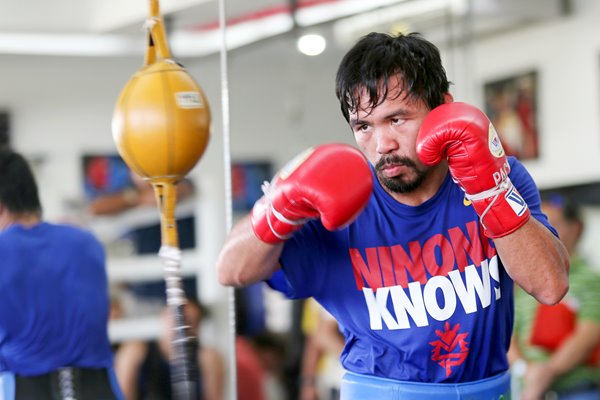 Manny Pacquiao Training Session General Santos, Philippines 2014