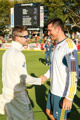 Captains Michael Clarke Australia Graeme Smith South Africa 2014