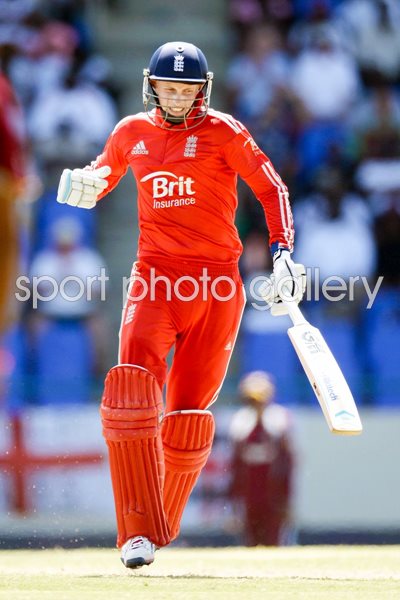 Joe Root Century England v West Indies Antigua 2014