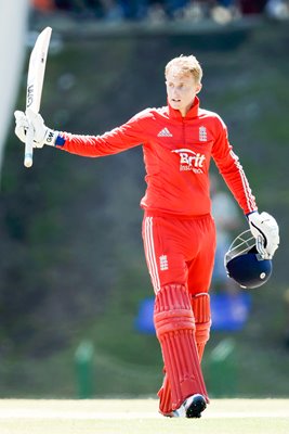 Joe Root Century England v West Indies Antigua 2014