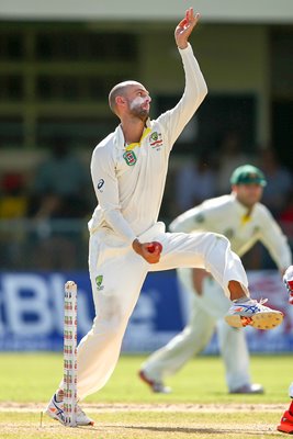 Nathan Lyon Australia v West Indies 2015