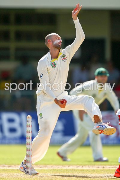 Nathan Lyon Australia v West Indies 2015