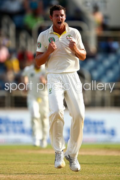 Josh Hazlewood Australia v West Indies 2015