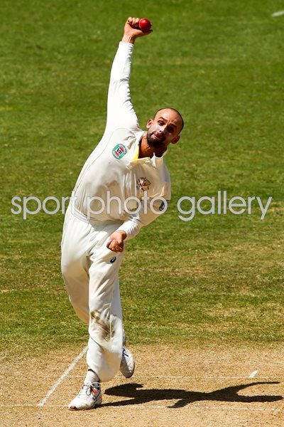 Nathan Lyon Australia v West Indies 2015