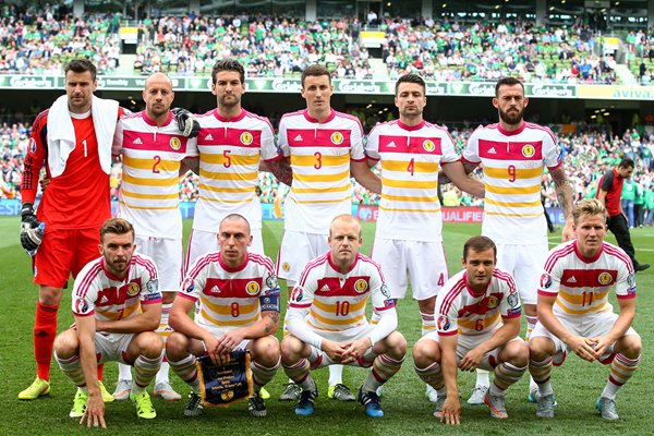 Scotland team line up EURO 2016 Qualifier