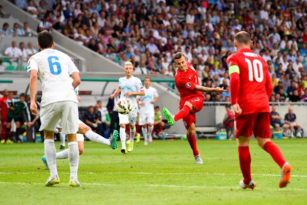 Jack Wilshere England v Slovenia UEFA EURO 2016 Qualifier