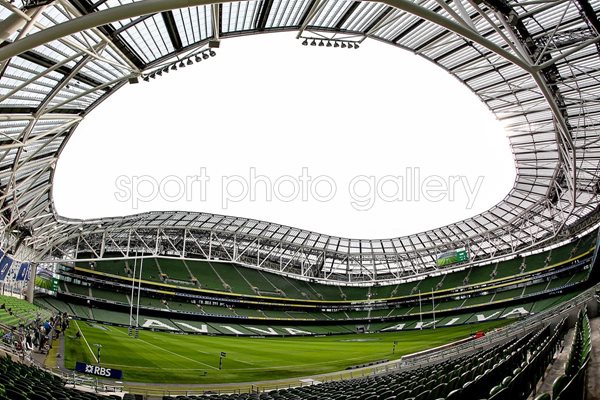 A general view of the Aviva Stadium 2014
