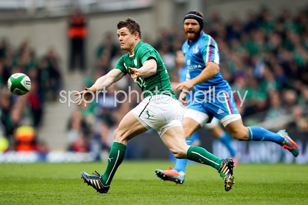 Brian O'Driscoll Dublin Farewell Ireland v Italy Six Nations 2014