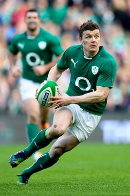 Brian O'Driscoll Dublin Farewell Ireland v Italy Six Nations 2014