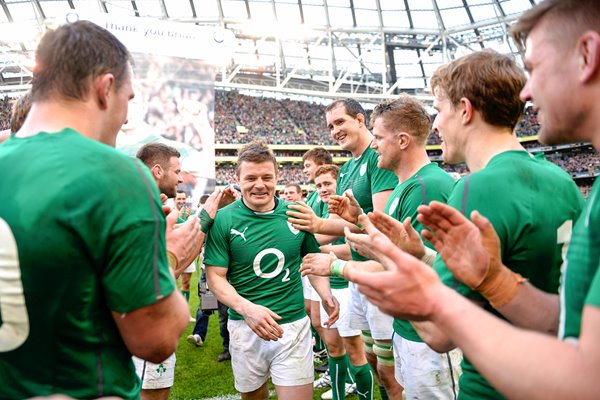 Brian O'Driscoll Dublin Farewell Ireland v Italy Six Nations 2014