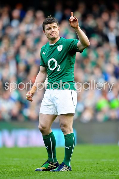 Brian O'Driscoll Dublin Farewell Ireland v Italy Six Nations 2014