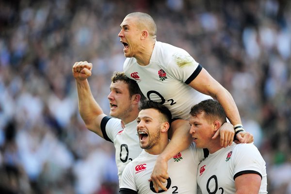 Danny Care scores England v Wales Twickenham 2014