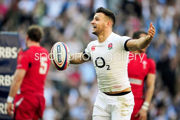 Danny Care scores England v Wales Twickenham 2014