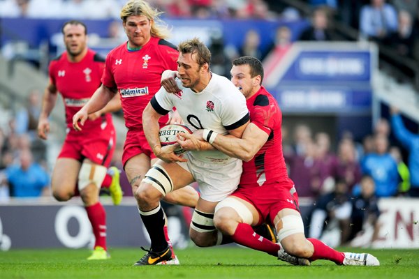 Chris Robshaw England Sam Warburton Wales Twickenham 2014