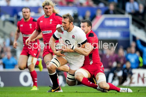 Chris Robshaw England Sam Warburton Wales Twickenham 2014