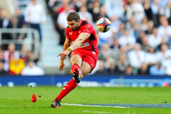 Leigh Halfpenny Wales v England Twickenham 2014