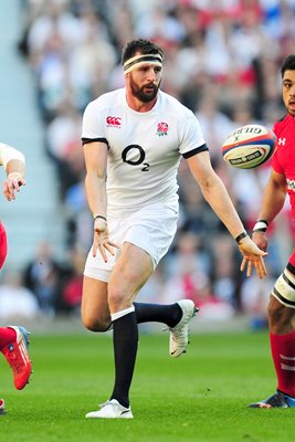 Tom Wood England v Wales Six Nations Twickenham 2014