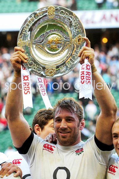 Chris Robshaw England Captain 6 Nations Triple Crown 2014