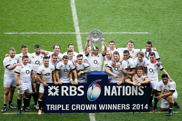 2014 Six Nations England Triple Crown Winners 