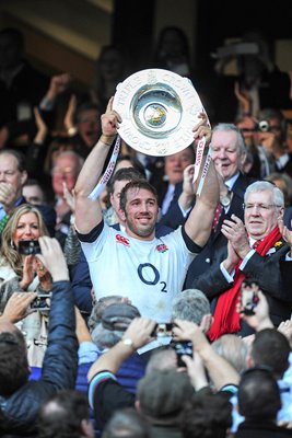 Chris Robshaw England Captain 6 Nations Triple Crown 2014