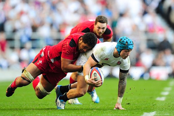 Jack Nowell England Toby Faletau Wales 6 Nations 2014